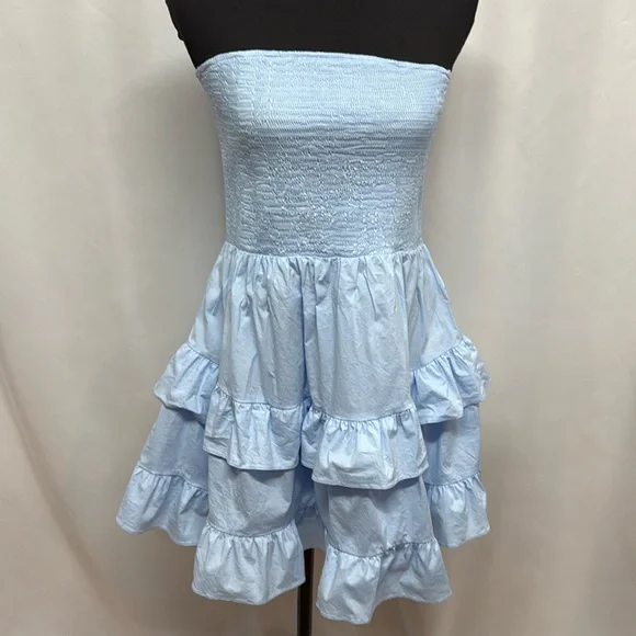 altard state Harper strapless ruffle dress. Dance Flirty Fun - Picture 5 of 10